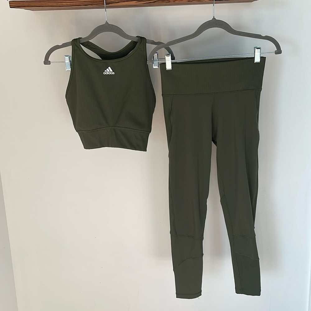 Adidas Green Activewear Set (L)